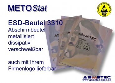 ESD-Abschirmbeutel 3310, 457 x 609 mm, 100 St je Packung
